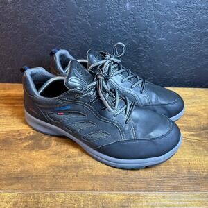 ALLROUNDER Men's Black Leather Athletic Shoes Sneakers Size 11